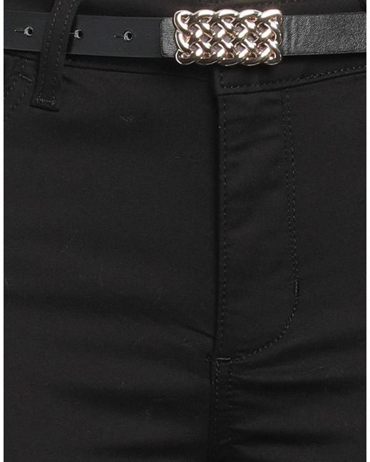 Liu Jo Black Pants Cotton, Polyester, Elastane