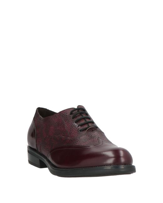Stonefly Purple Lace-up Shoes