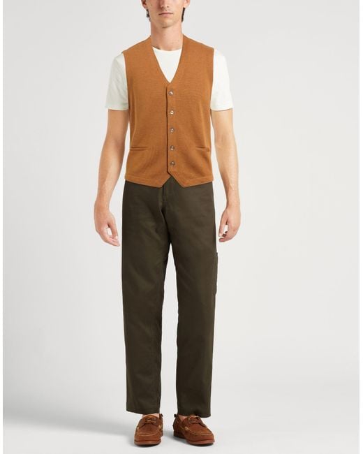Gran Sasso Brown Cardigans for men