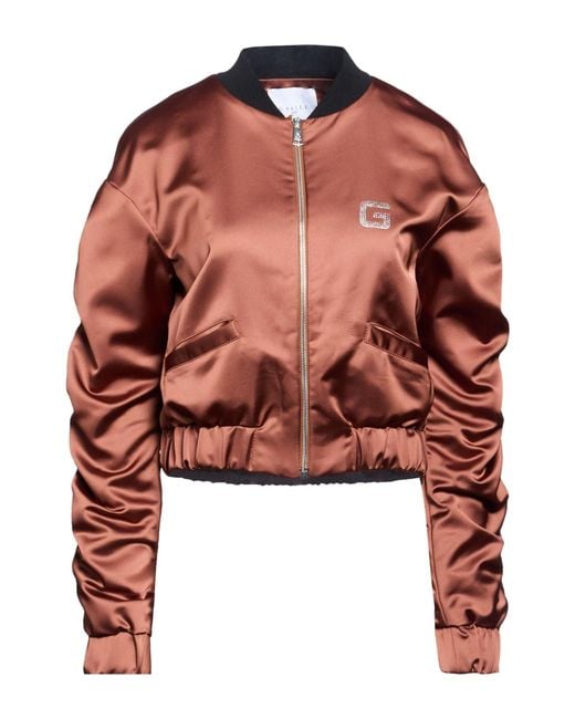 Gaelle Paris Red Jacket Polyester, Elastane