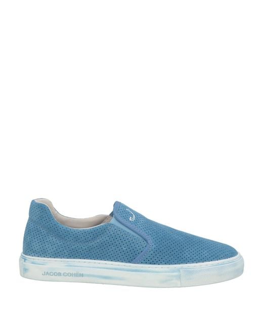 Jacob Cohen Blue Azure Sneakers Leather for men