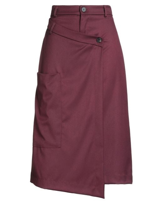 ViCOLO Purple Midi Skirts