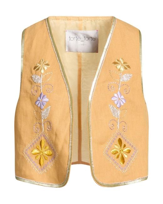 Forte_forte Yellow Tailored Vests