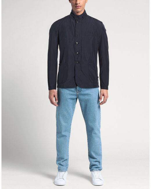 DIGEL Blue Jacket Polyester for men