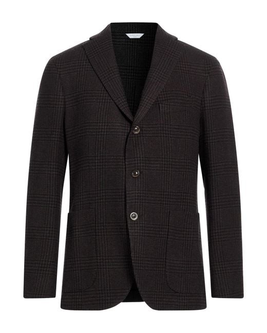 Boglioli Black Midnight Blazer Wool, Cashmere for men
