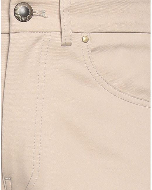 Berwich Natural Sand Pants Cotton, Elastane for men