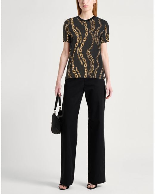 Versace Jeans Couture Black T-Shirt Cotton