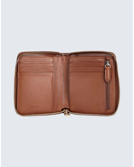 DKNY Brown Brieftasche