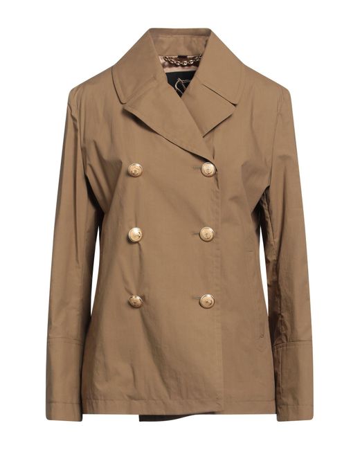 Sealup Brown Overcoat & Trench Coat