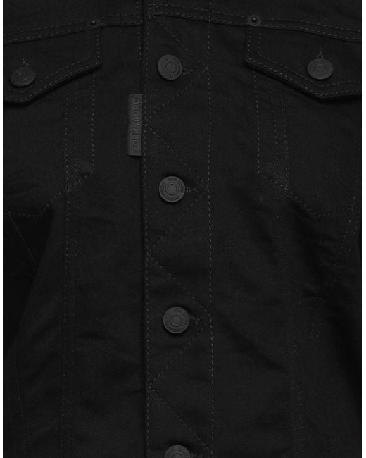 DSquared² Black Denim Outerwear
