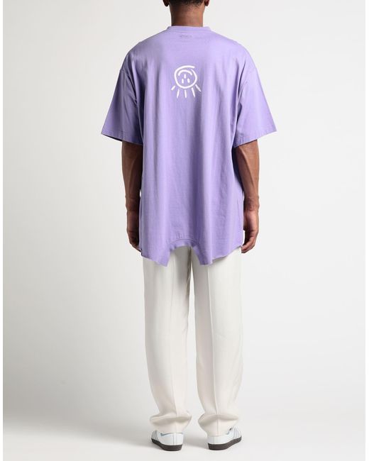 Vetements Purple T-shirt for men