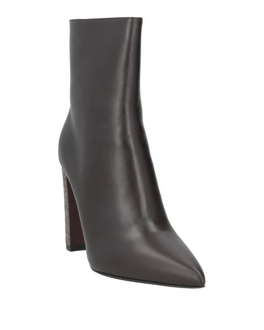 Rene Caovilla Gray Ankle Boots