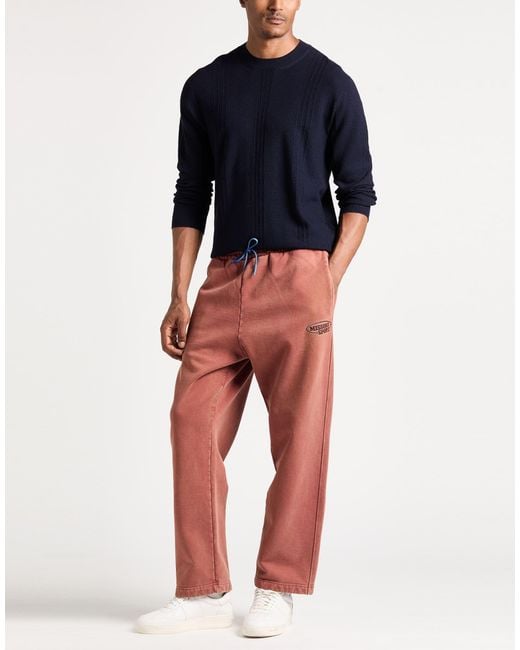 Missoni Red Pants Cotton for men