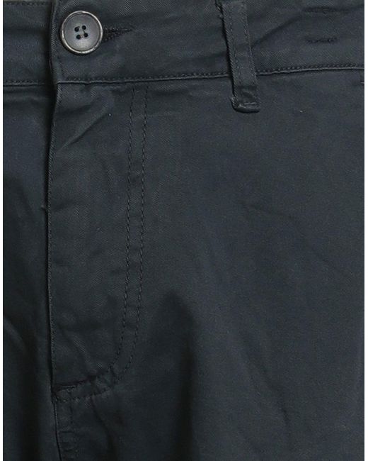 Impure Blue Midnight Pants Cotton, Elastane for men