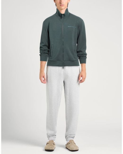 ARMANI EXCHANGE Green Sweatshirt Modal, Polyester, Elastane for men