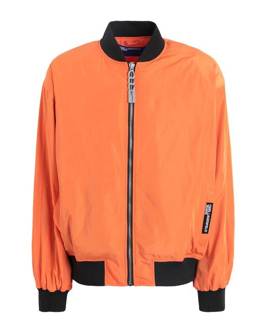 Karl Lagerfeld Orange Jacket for men