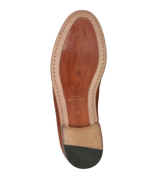 Sturlini Brown Tan Loafers Leather for men
