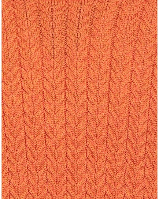 Zanone Orange Turtleneck for men