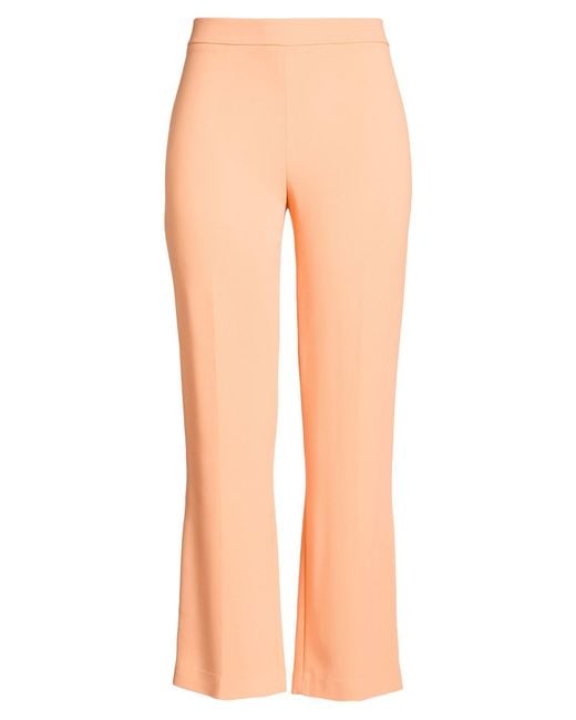 Clips Orange Pants Viscose, Acrylic, Elastane