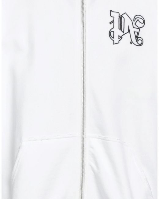 Palm Angels White Sweatshirt for men