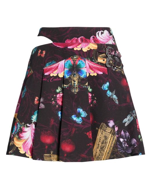 Versace Jeans Couture Red Mini Skirt