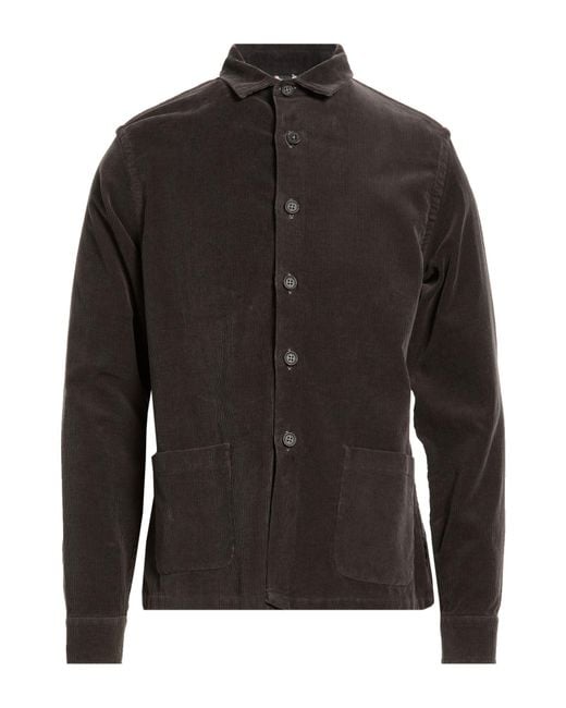 FIORONI CASHMERE Black Jacket Cotton for men