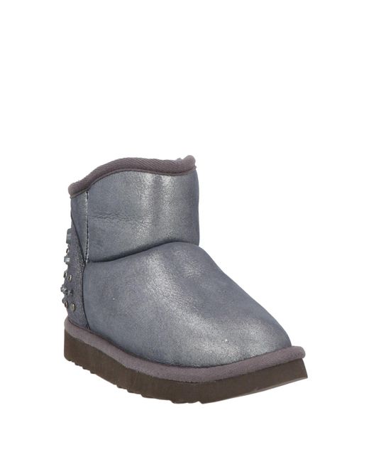 Mou Gray Ankle Boots