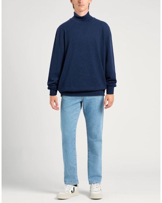 Gran Sasso Blue Turtleneck for men