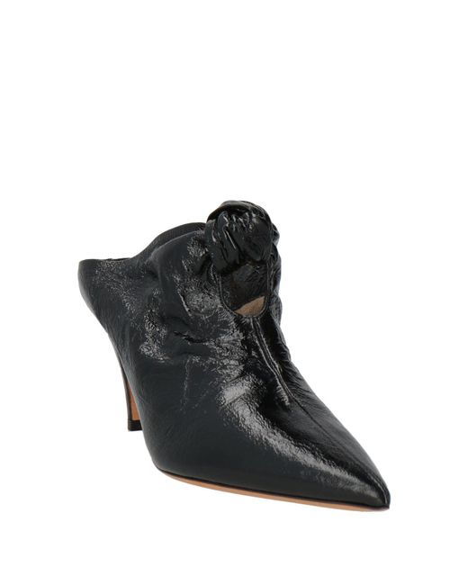 Khaite Black Mules & Clogs