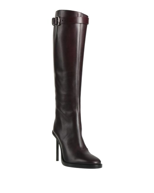 Ann Demeulemeester Brown Boot Leather