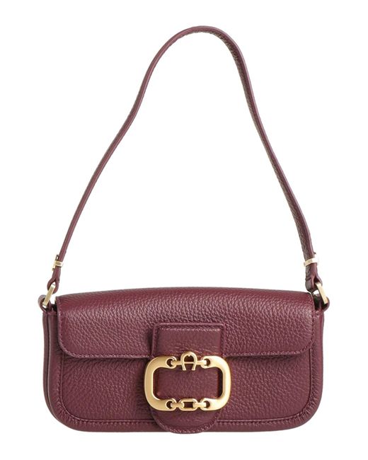 Aigner Purple Handbag