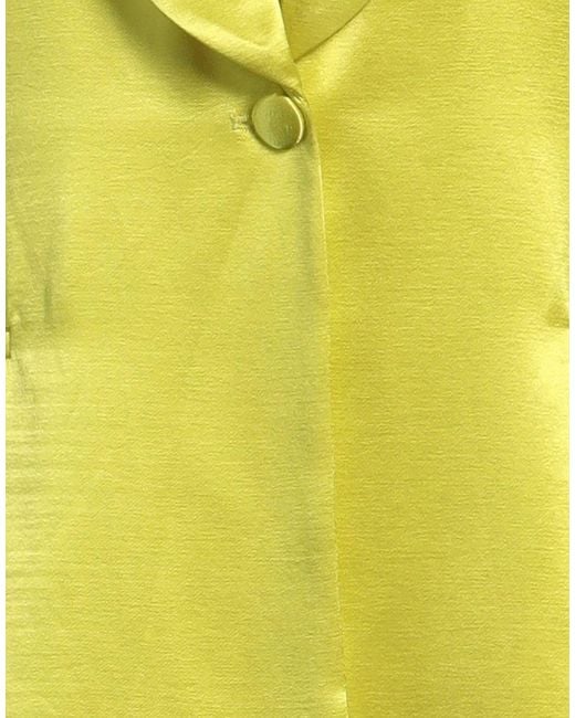 Jijil Yellow Blazer Viscose, Polyester