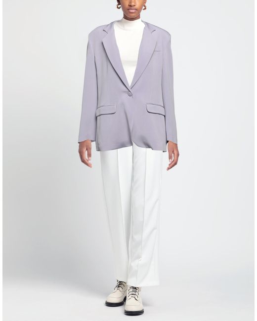 Blazer di HEBE STUDIO in Purple