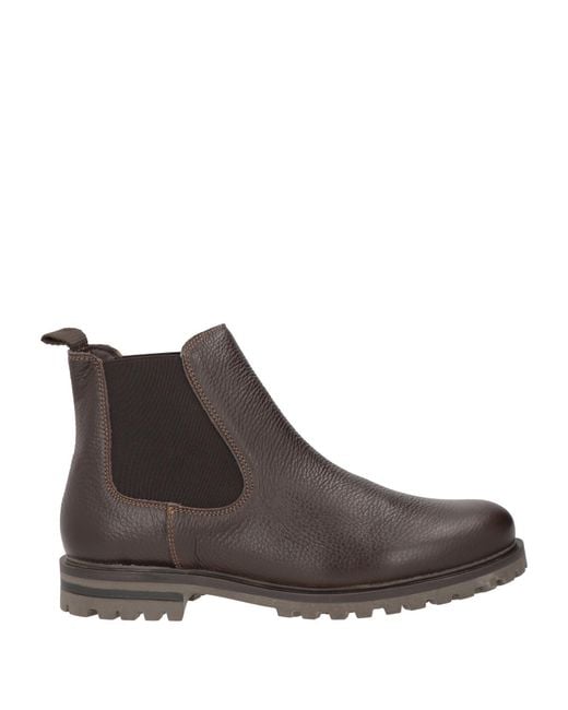 Jack & Jones Brown Ankle Boots Leather for men