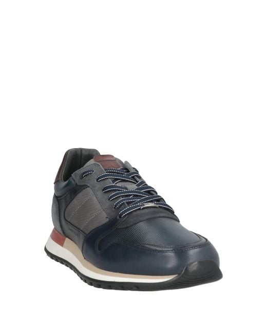 Ambitious Gray Sneakers Leather, Textile Fibers for men