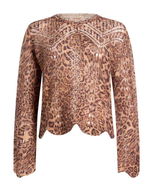 Pullover Twinset en coloris Brown