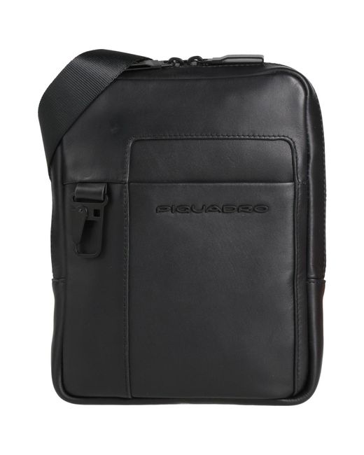 Piquadro Black Cross-Body Bag Cow Leather, Eva (Ethylene for men