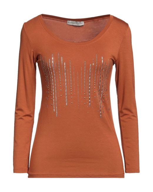 Boutique De La Femme Brown T-shirts
