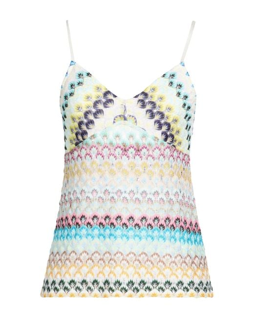 Top Missoni de color Blue