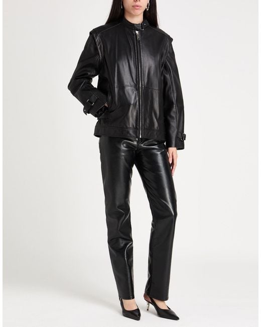 MAX&Co. Black Jacket Sheepskin