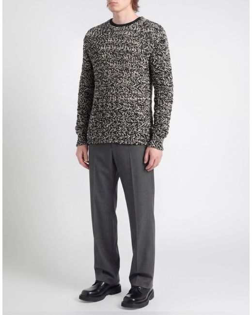 Dries Van Noten Black Sweater Merino Wool, Polyamide for men