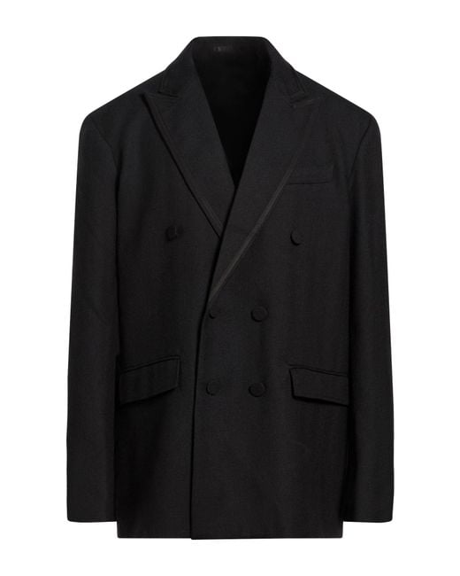 Grifoni Black Blazer Virgin Wool for men