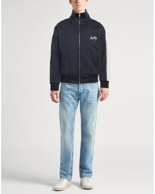 Bally Blue Midnight Sweatshirt Cotton, Polyamide for men