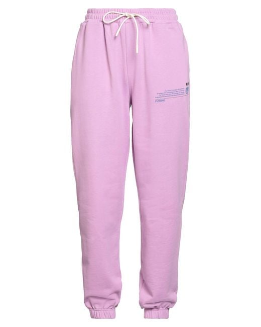 MSGM Pink Pants Textile Fibers