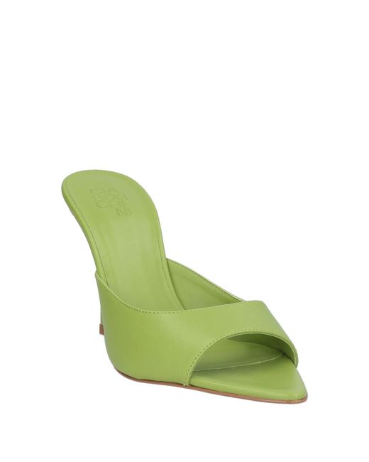 Gia Borghini Green Sandals