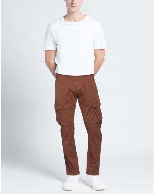 Daniele Alessandrini Brown Pants for men