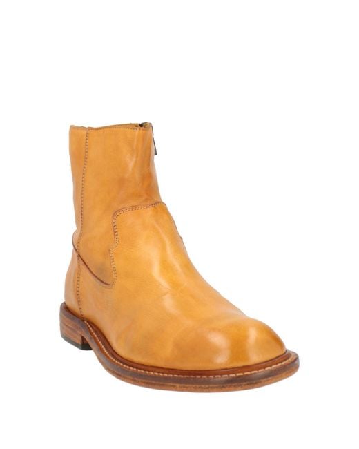 Moma Orange Ankle Boots for men