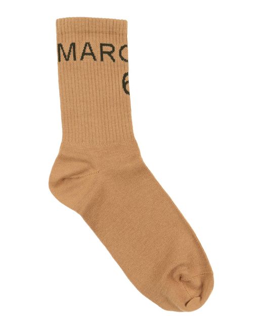 MM6 by Maison Martin Margiela Natural Socks & Hosiery