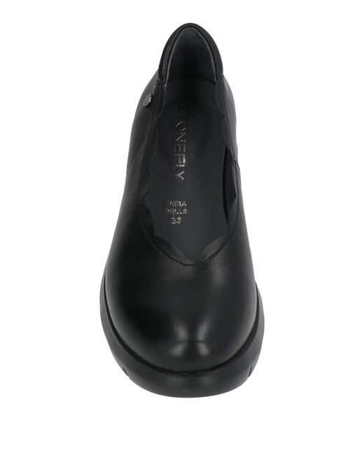 Stonefly Black Pumps Leather