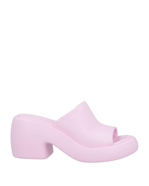 Ferragamo Pink Sandals Rubber